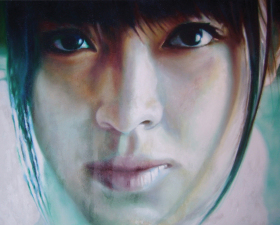 "Frame #9" acrilico,tecnica mista su tela cm.150x100 2014
