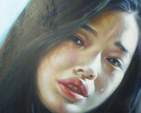 "Frame #5" acrilico,tecnica mista su tela cm.80x70 2013