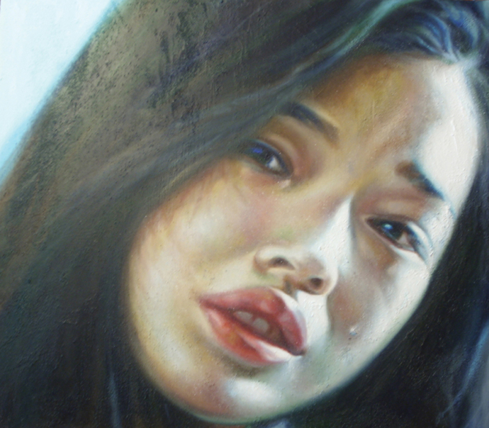 "Frame #5" acrilico,tecnica mista su tela cm.80x70 2013