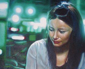 "Frame #6" acrilic, mixed media on canvas cm.120x70 2013