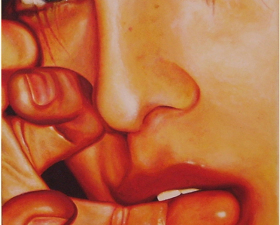 "Lust" acrilic on canvas cm.120x70 2007