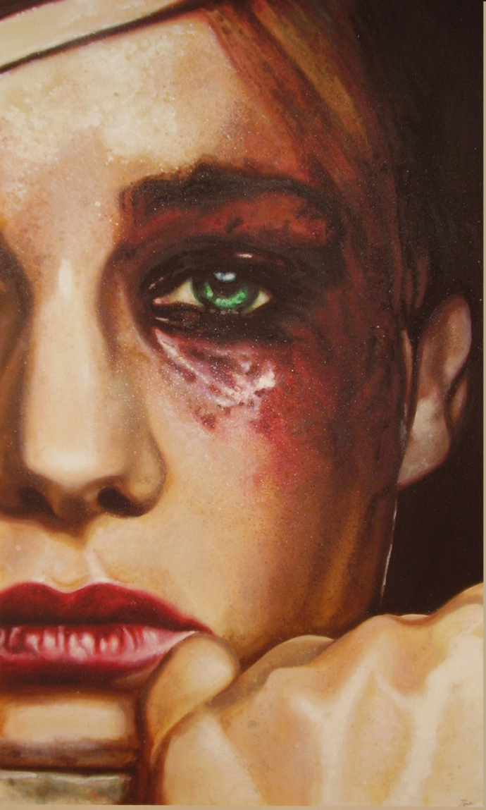 "Omaggio a Eolo Perfido" acrilico su tela cm.120x70 2008